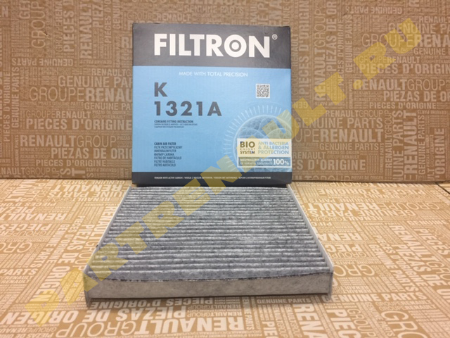 фильтр салона filtron_k1321a (аналог) 272773016R * для Рено Арканы