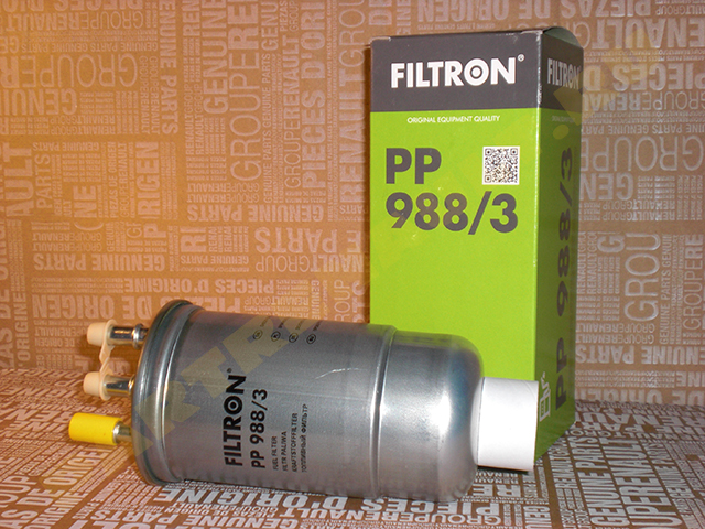 фильтр топливный filtron_988/3 (аналог) 8200813237 * для Рено Дастер