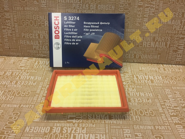 фильтр воздушный bosch_1457433274 (аналог) 1654630P00 * для Рено Колеос