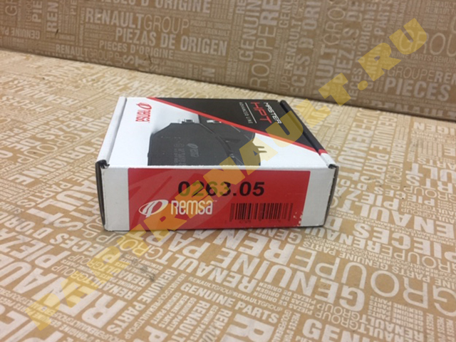 колодки тормозные задние remsa_0263.05 (аналог) 440602466R, 440605713R, 440605839R * для Рено Флюенс