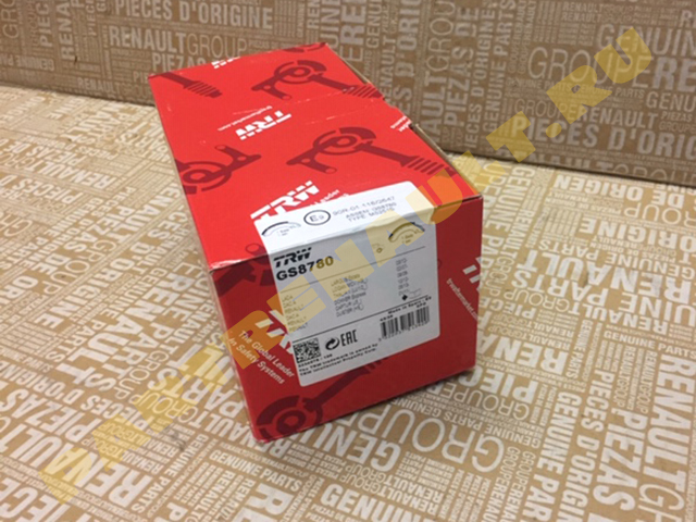колодки тормозные задние trw_gs8780 (аналог) 7701210109 * для Лады Ларгус