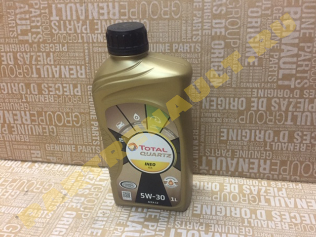 масло моторное TOTAL 5 W 30 QUARTZ INEO ECS (1 литр) для Ниссан Альмеры